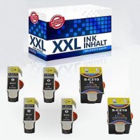 1 - 10 Drucker- Patronen IBC fur Samsung CJX-1000 CJX-1050 CJX-2000 INK C-M210 1