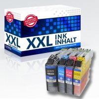 4-15x ibc Premium Tinten-Patronen kompatibel mit brother mfc-j4420dw lc2 2