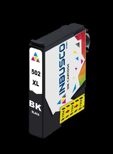 Tinten-Patrone T502 BK  kompatibel mit  Epson Expression Home XP-5100 Series / XP-5105 / XP-5115