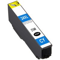 1x Tintenpatrone kompatibel zu Epson Drucker T2432 Cyan...